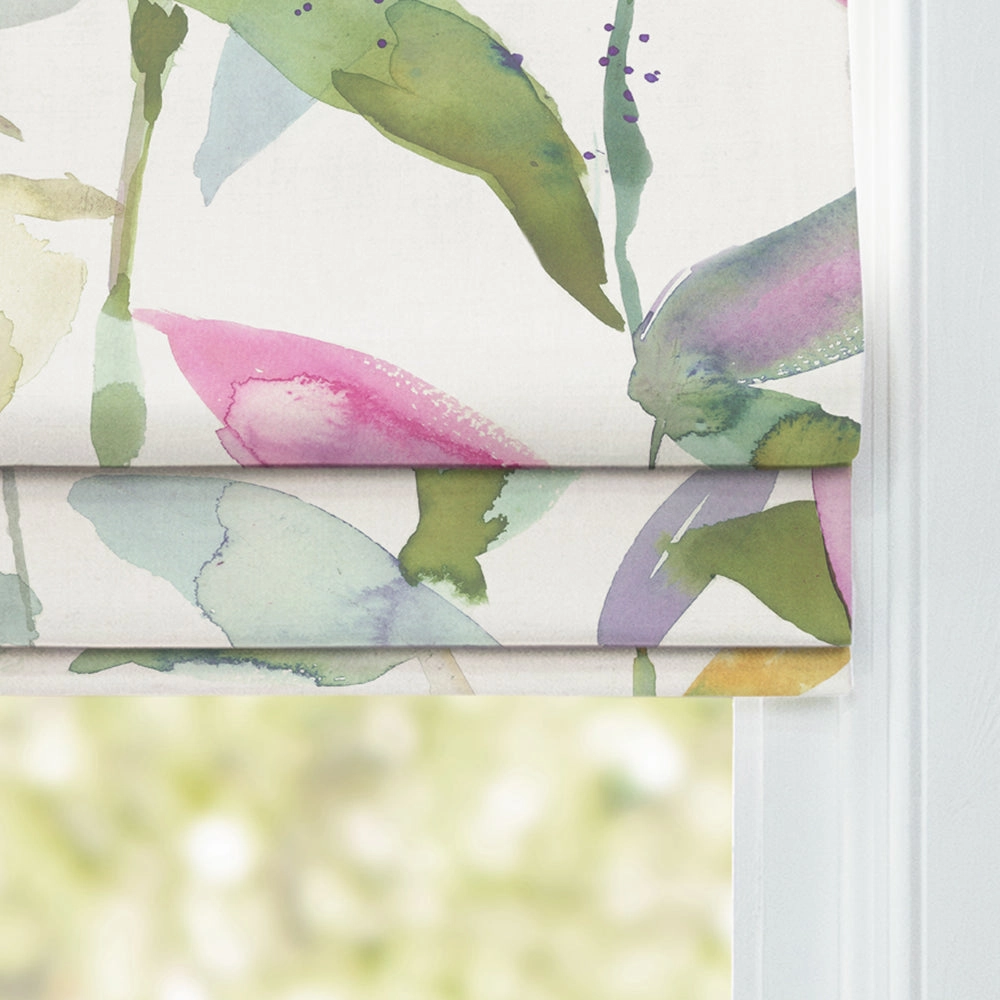 Jarvis Printed Cotton Made to Measure Roman Blinds Summer