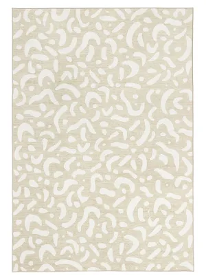 Jazlyn Beige Cream Indoor Outdoor Washable Rug *NO RETURNS UNLESS FAULTYmodern color block patchwork rug