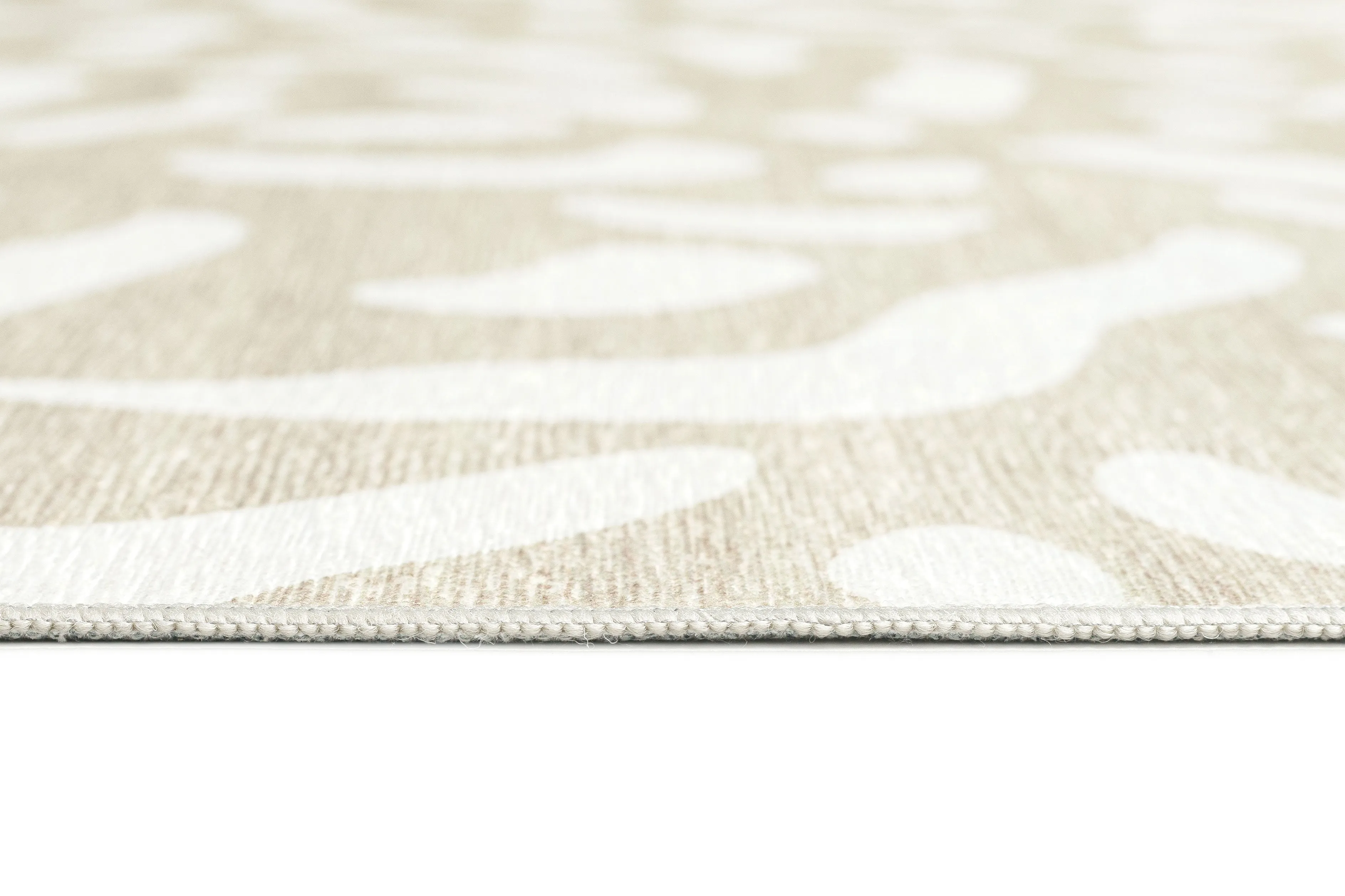 Jazlyn Beige Cream Indoor Outdoor Washable Rug *NO RETURNS UNLESS FAULTY
