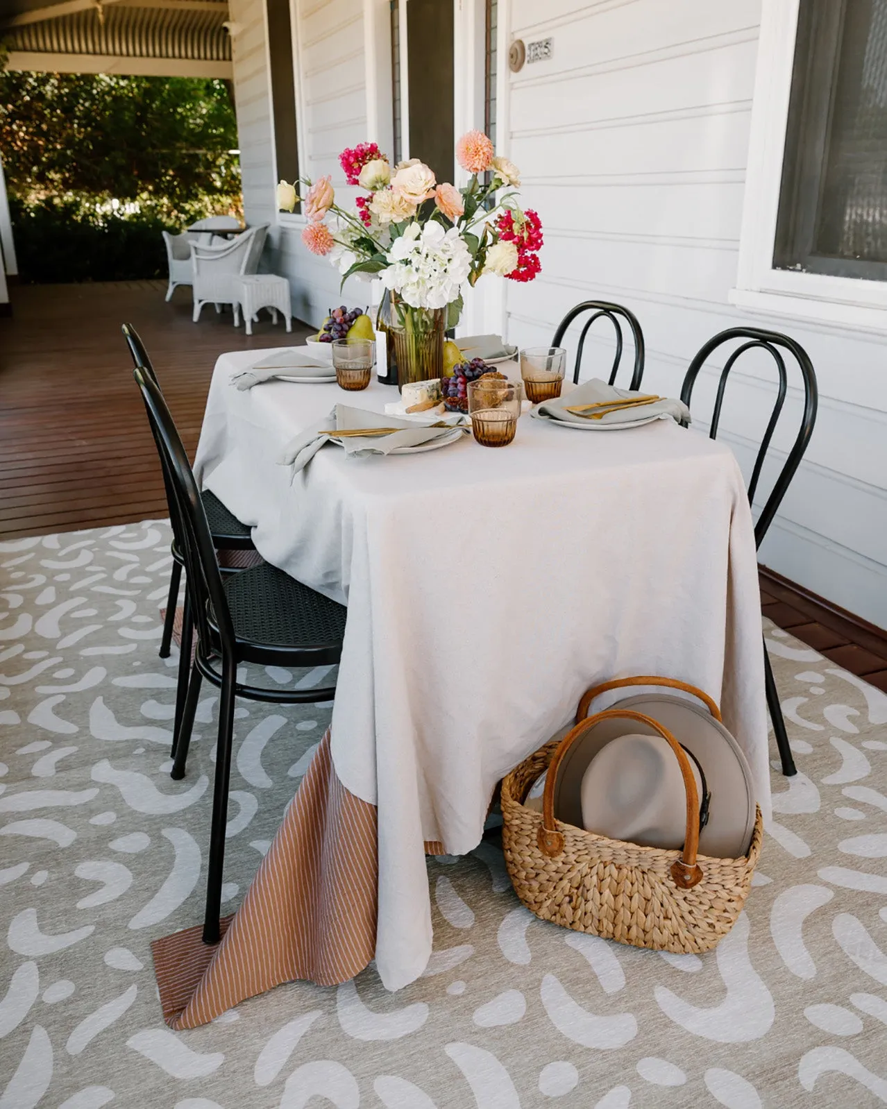 Jazlyn Beige Cream Indoor Outdoor Washable Rug *NO RETURNS UNLESS FAULTY