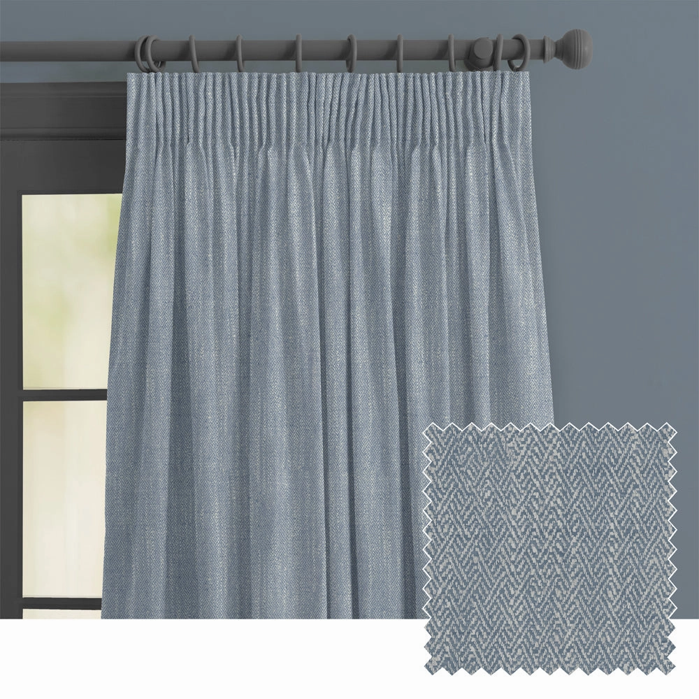 Jedburgh Textured Woven Made to Measure Curtains Bluebellbedding sets ,throw blankets 