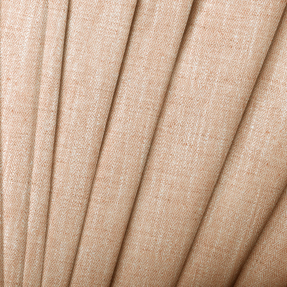 Jedburgh Textured Woven Made to Measure Curtains Coral