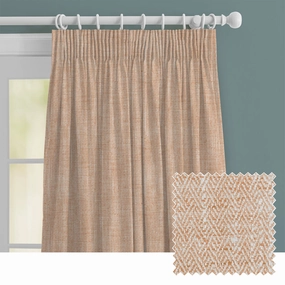 Jedburgh Textured Woven Made to Measure Curtains Coralhome decor ,wall decor 