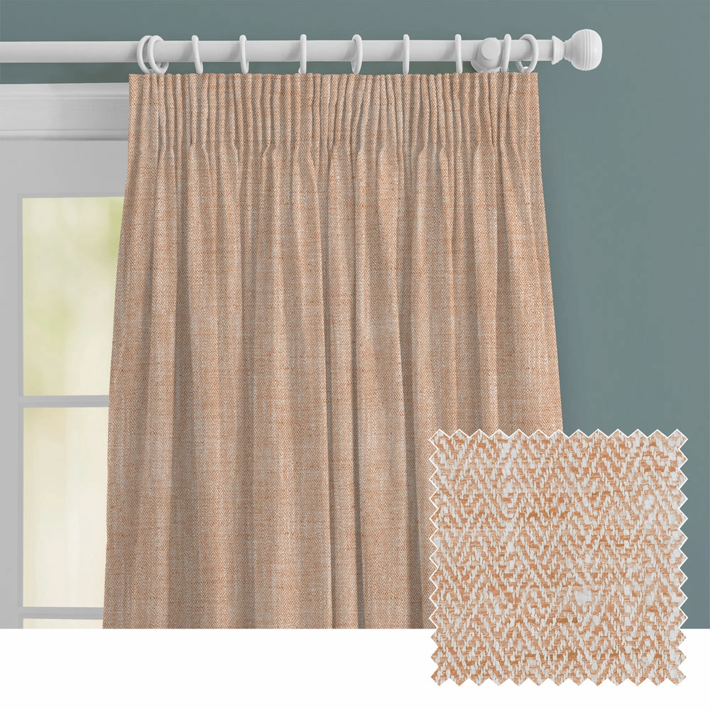 Jedburgh Textured Woven Made to Measure Curtains Coralhome decor ,wall decor 