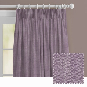 Jedburgh Textured Woven Made to Measure Curtains Damsonbedding sets ,throw blankets 
