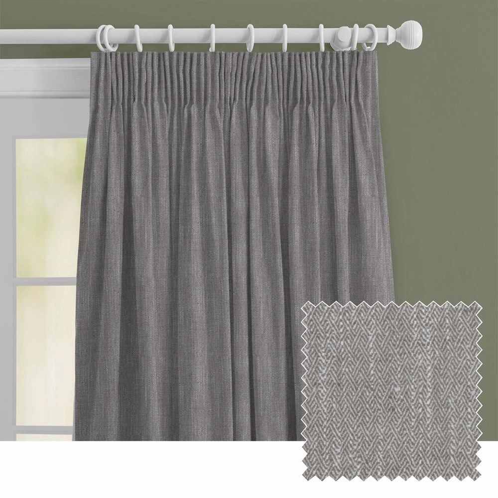 Jedburgh Textured Woven Made to Measure Curtains Mushroombedding sets ,throw blankets 