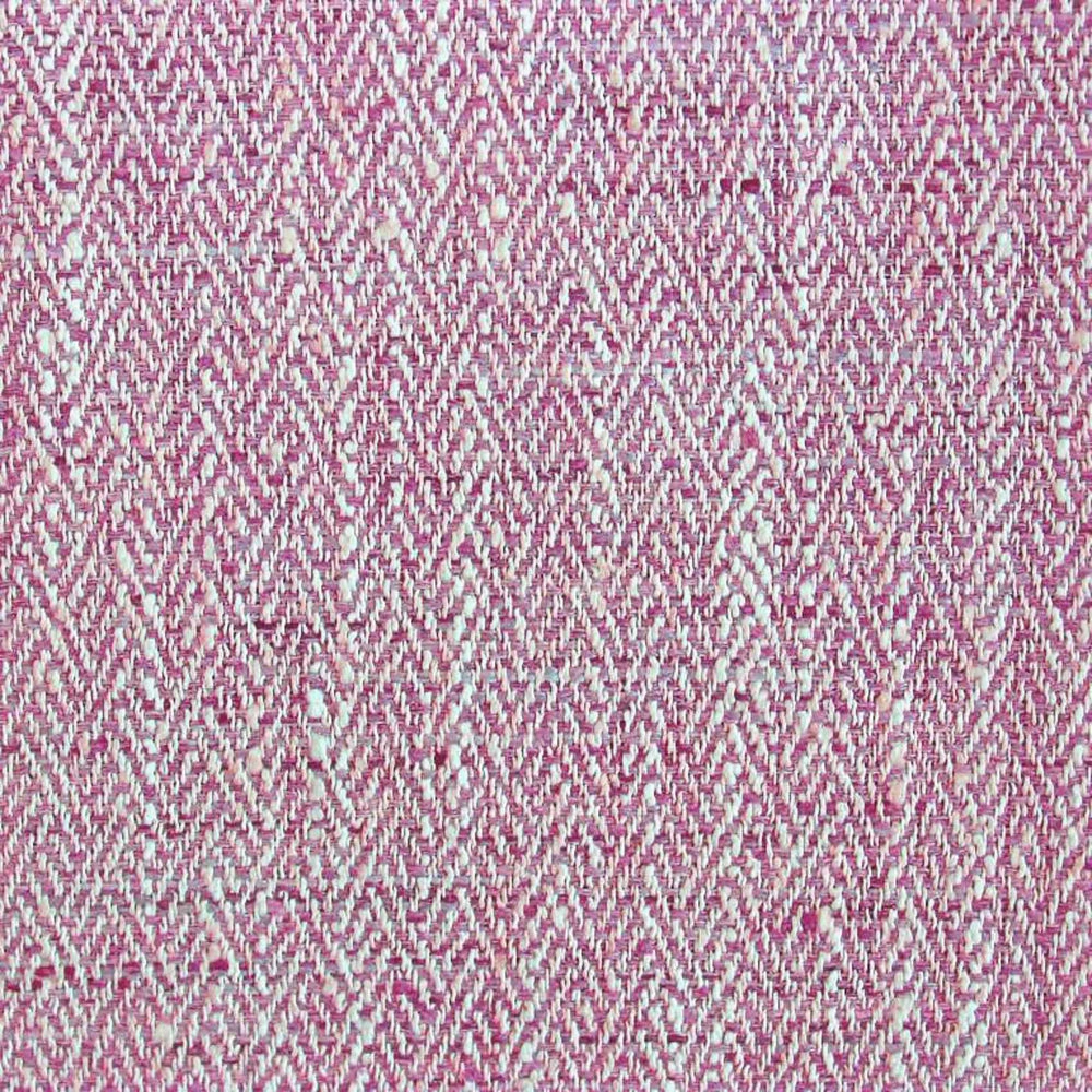 Jedburgh Textured Woven Made to Measure Curtains Raspberry