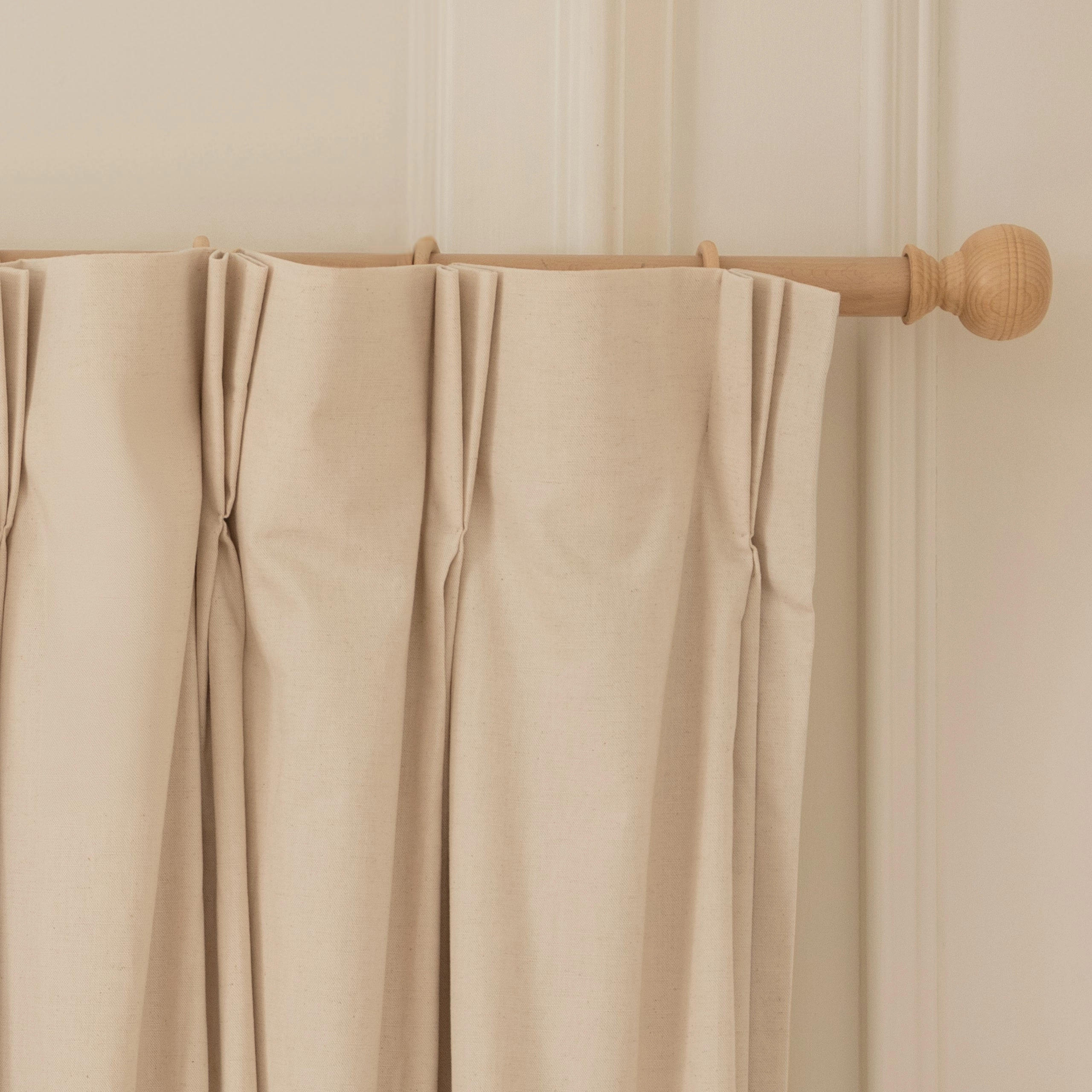 Jedburgh Textured Woven Made to Measure Curtains Rust