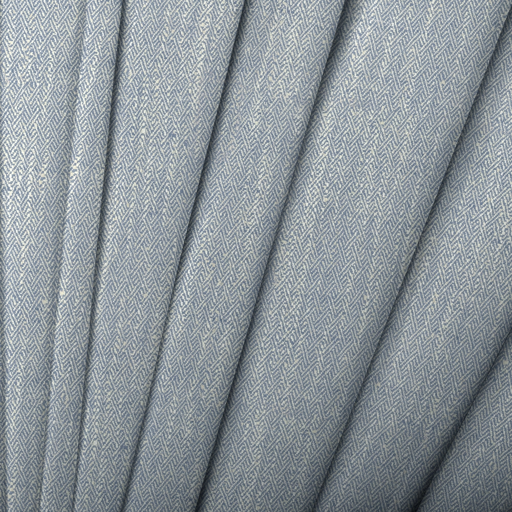 Jedburgh Textured Woven Made to Measure Roman Blinds Bluebell