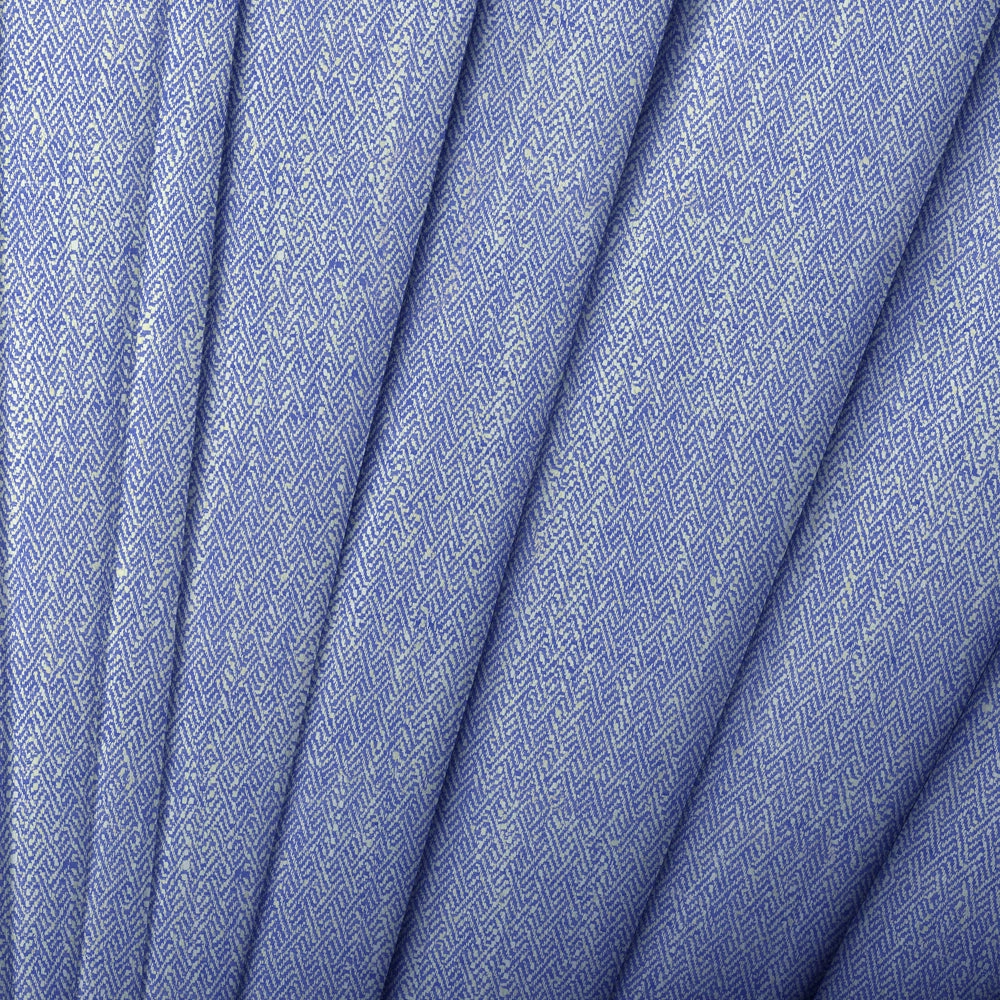 Jedburgh Textured Woven Made to Measure Roman Blinds Cobalt