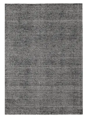 Jena Midnight Blue and White Hand Loomed Cotton Rugmodern color block patchwork rug