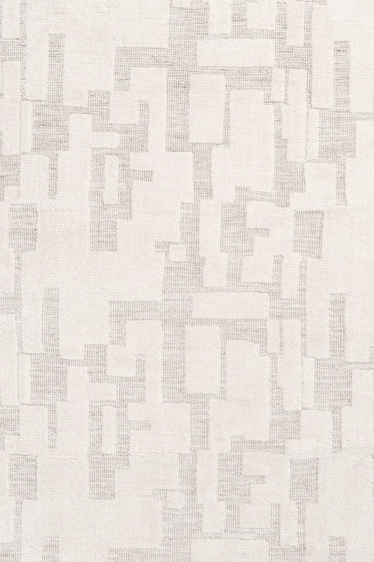 Jessie Ivory Cream Abstract Textured Rug *NO RETURNS UNLESS FAULTY