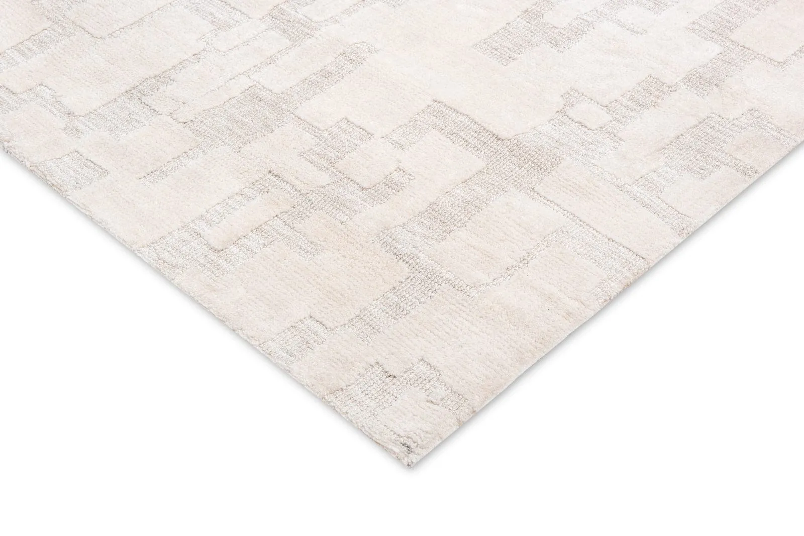 Jessie Ivory Cream Abstract Textured Rug *NO RETURNS UNLESS FAULTY