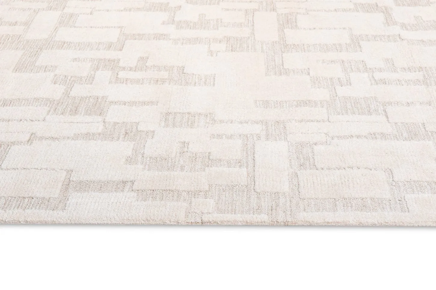 Jessie Ivory Cream Abstract Textured Rug *NO RETURNS UNLESS FAULTY