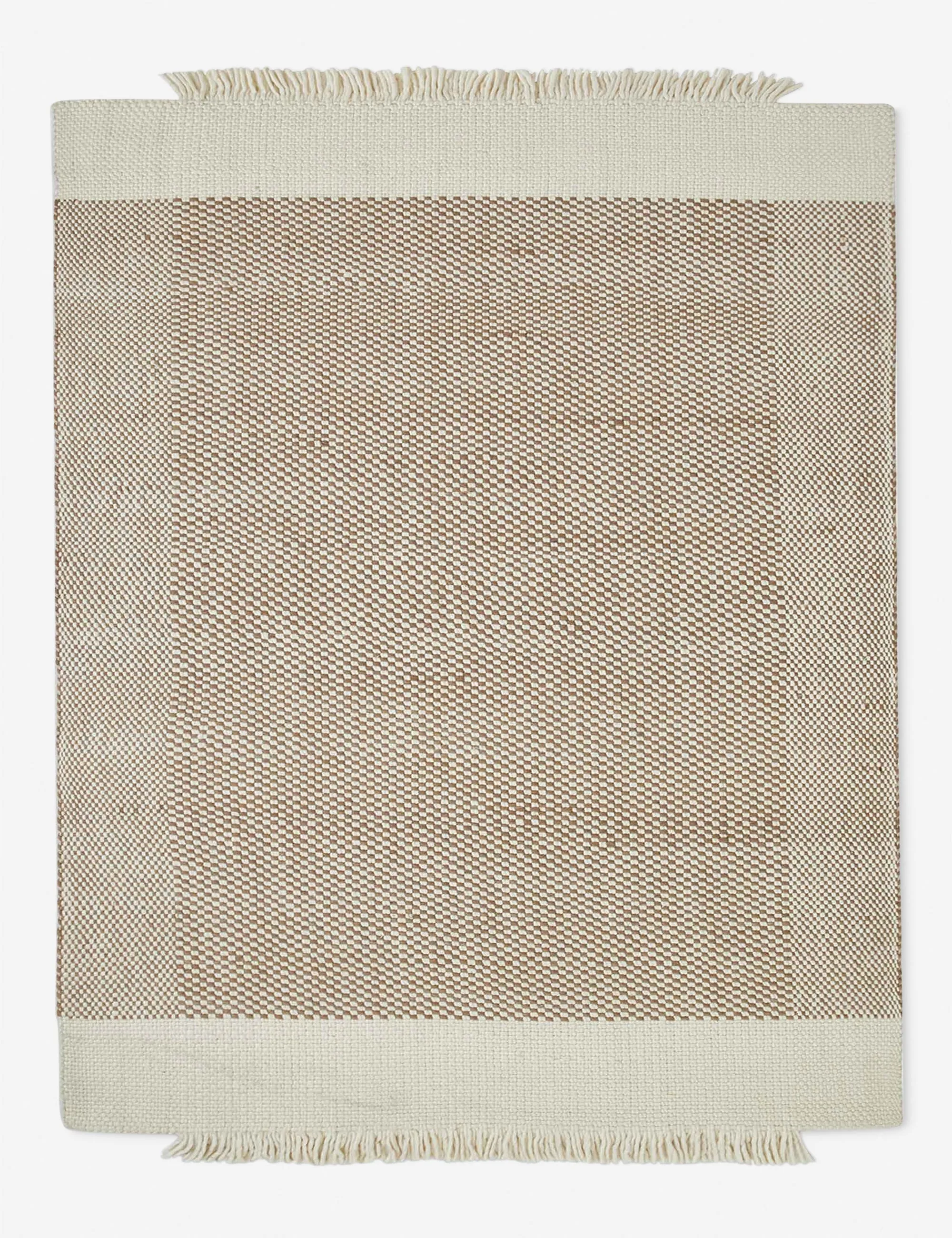 Joelle Handwoven Wool Rugmodern color block patchwork rug