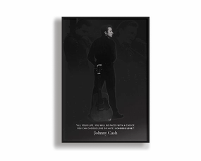 Johnny Cash Love Quote Printmodern abstract painting decor