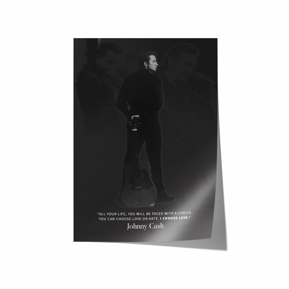Johnny Cash Love Quote Print
