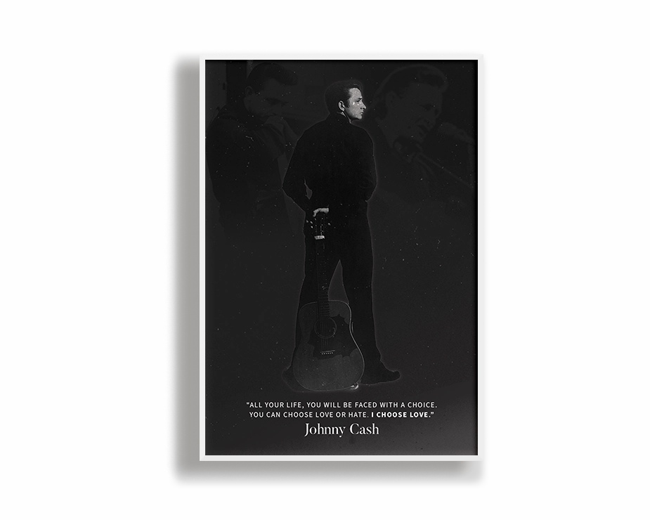 Johnny Cash Love Quote Print