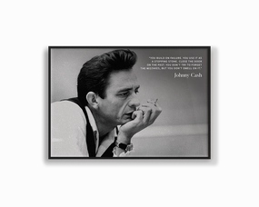 Johnny Cash Quote Printmodern abstract painting decor