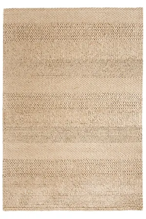 Joline Caramel Beige Braided and Looped Rugmodern color block patchwork rug