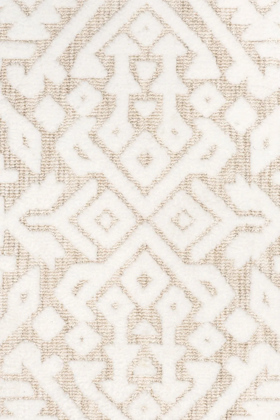Josephine Ivory and Cream Tribal Transitional Round Rug *NO RETURNS UNLESS FAULTY