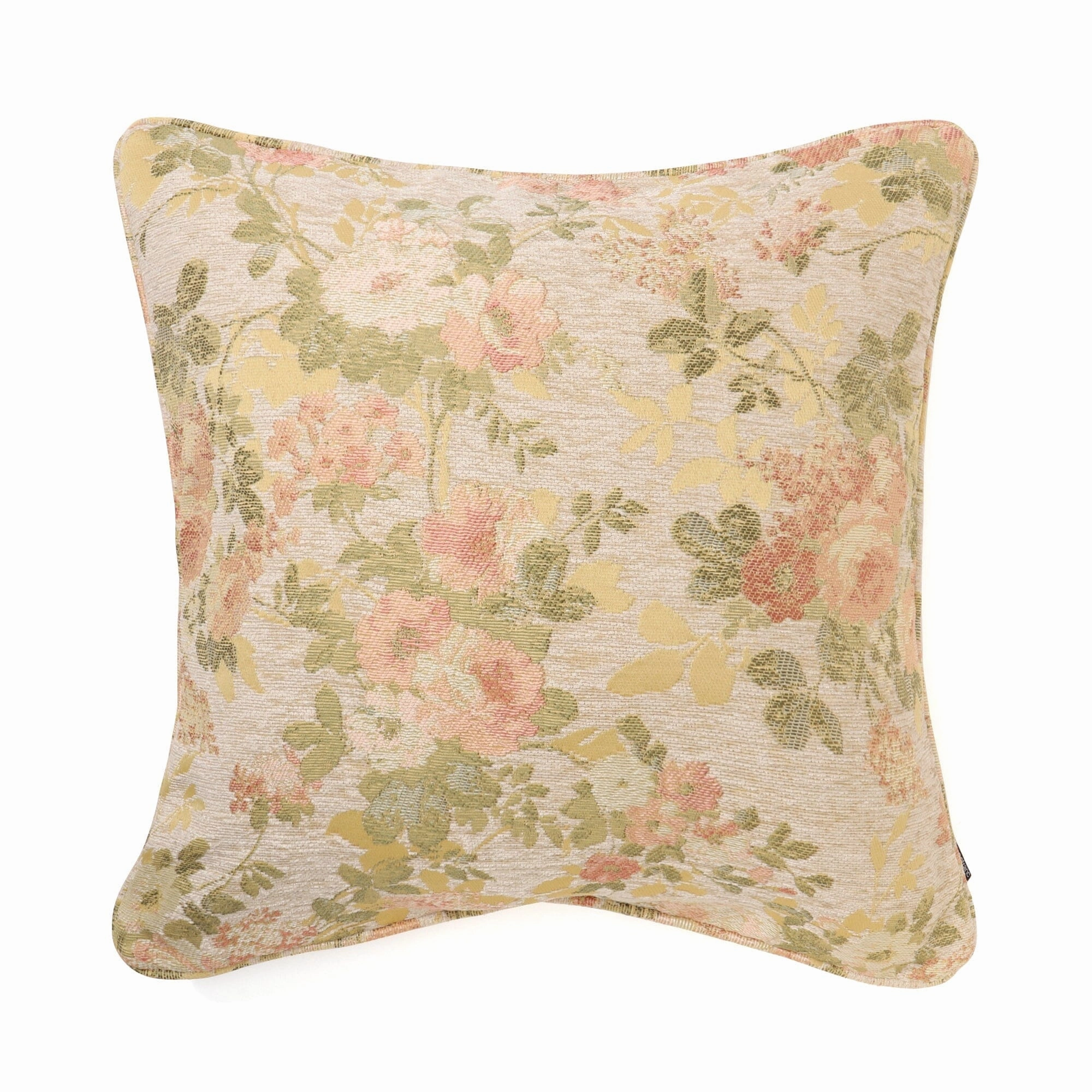 Jq Flower C Cushion Cover 450 X 450 Beigebedding sets ,throw blankets 