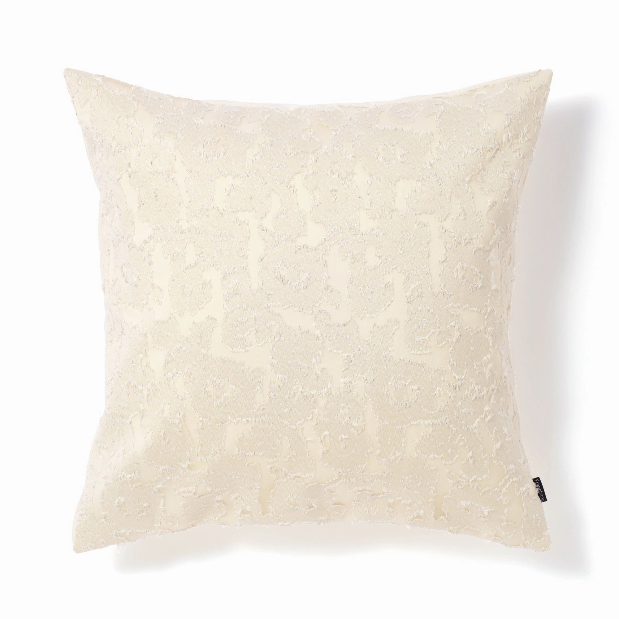 Jq Flower Cushion Cover 450 X 450 Ivory X Silverbedding sets ,throw blankets 