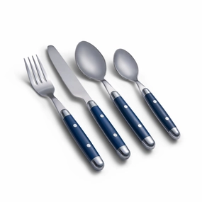 Jubilee Blue 16 Piece Flatware Seteco-friendly bamboo fiber tableware set 