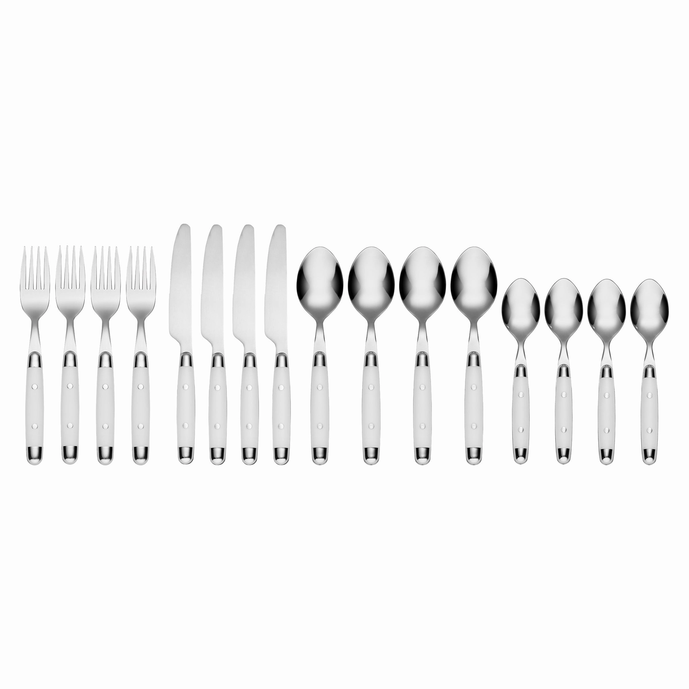 Jubilee White 16 Piece Flatware Set