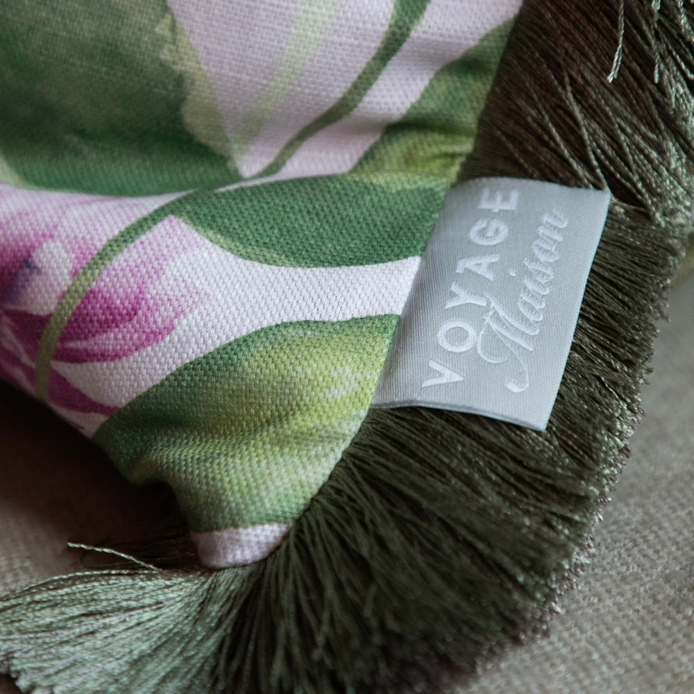 Junelle Printed Ruched Cushion Heather