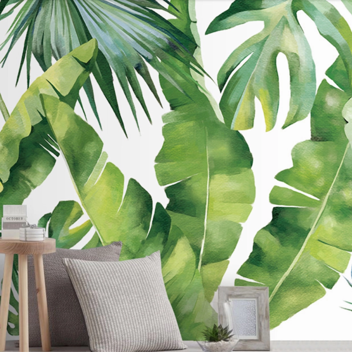 Jungle Palm Leaves Wallpaper