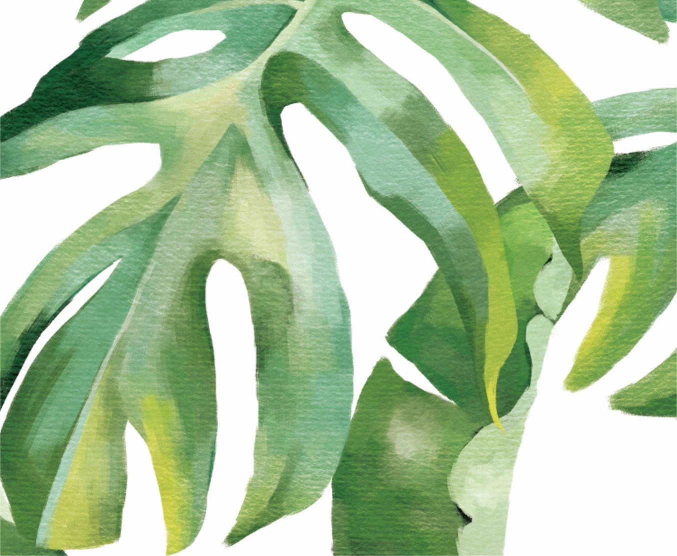 Jungle Palm Leaves Wallpaper