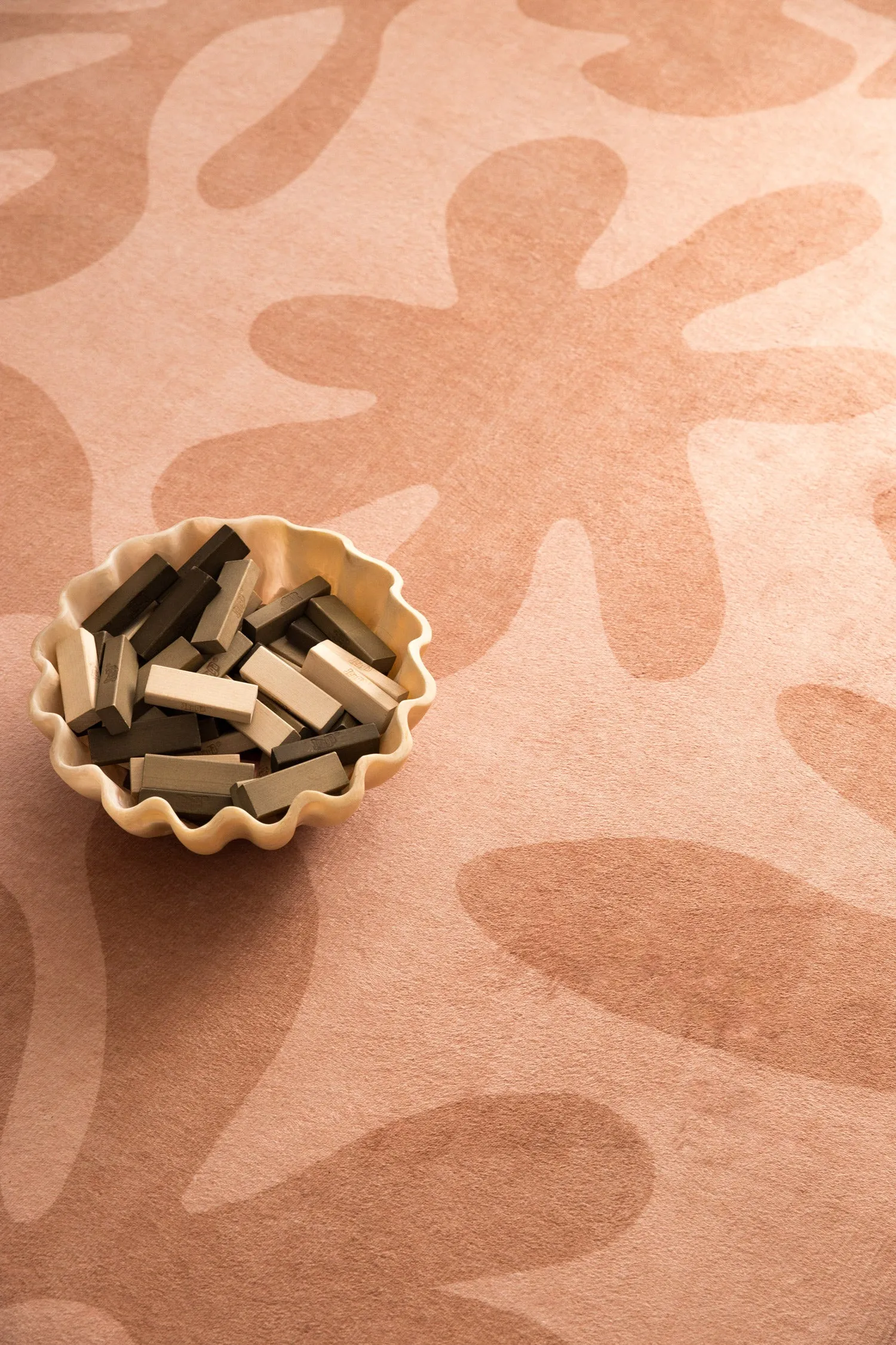 Juno Pink Terracotta Shapes Rollie Pollie Playmat