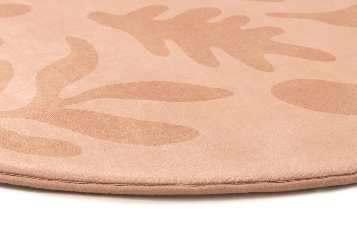 Juno Pink Terracotta Shapes Rollie Pollie Round Playmat