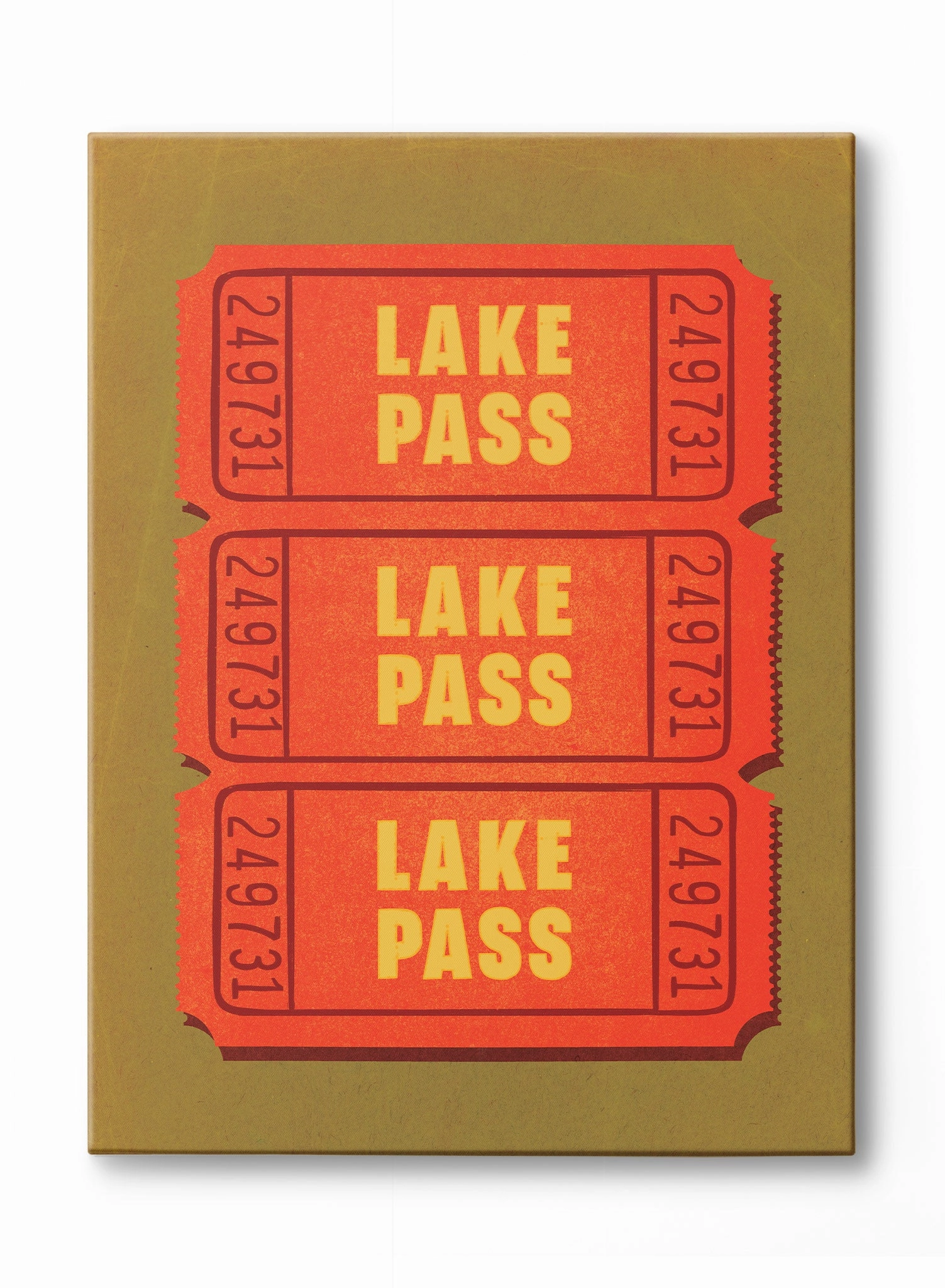 Just the Ticket, Canvasindoor decorative canvas print