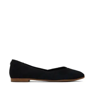 Jutti Neat Black Suede Flat
