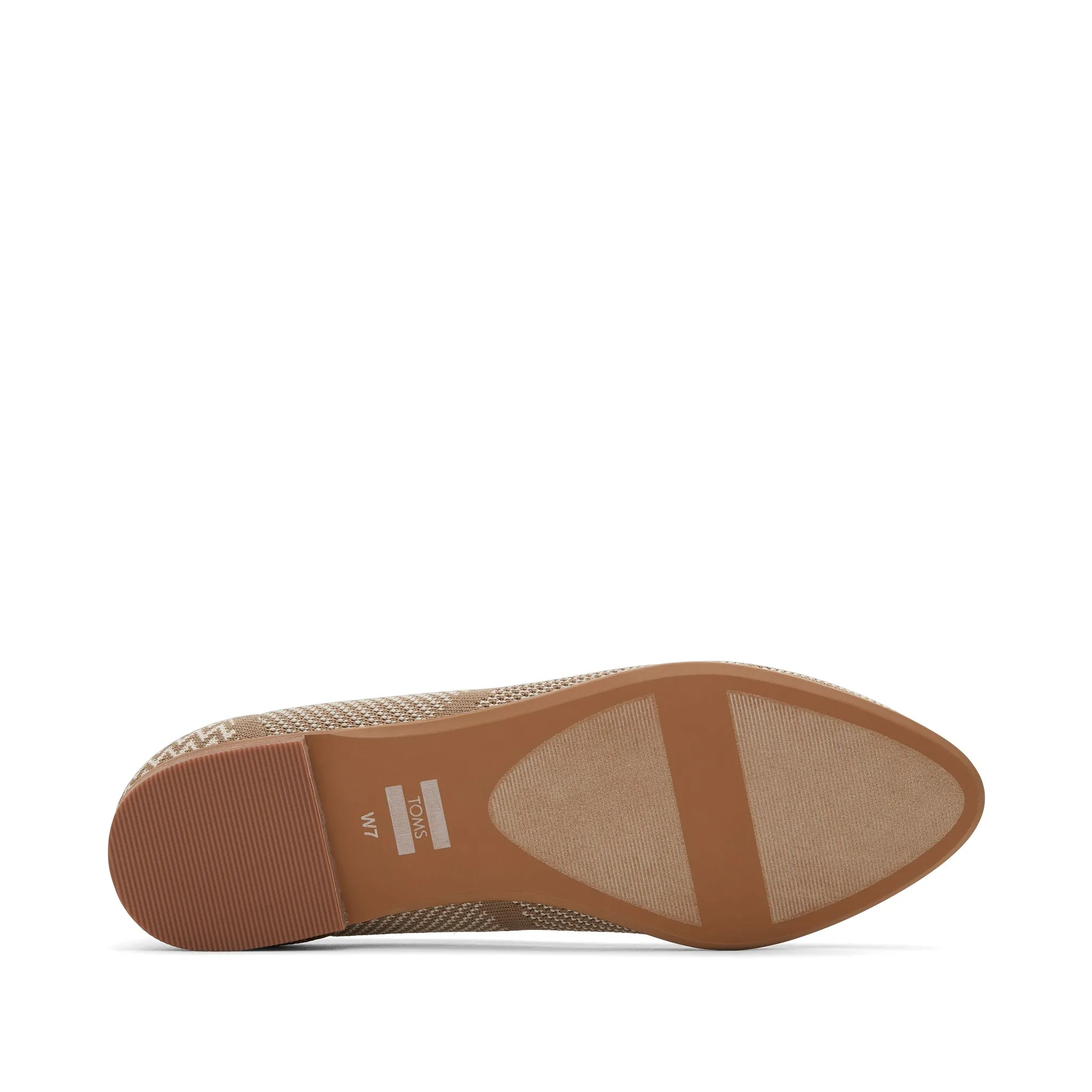 Jutti Neat Taupe Knit Flat