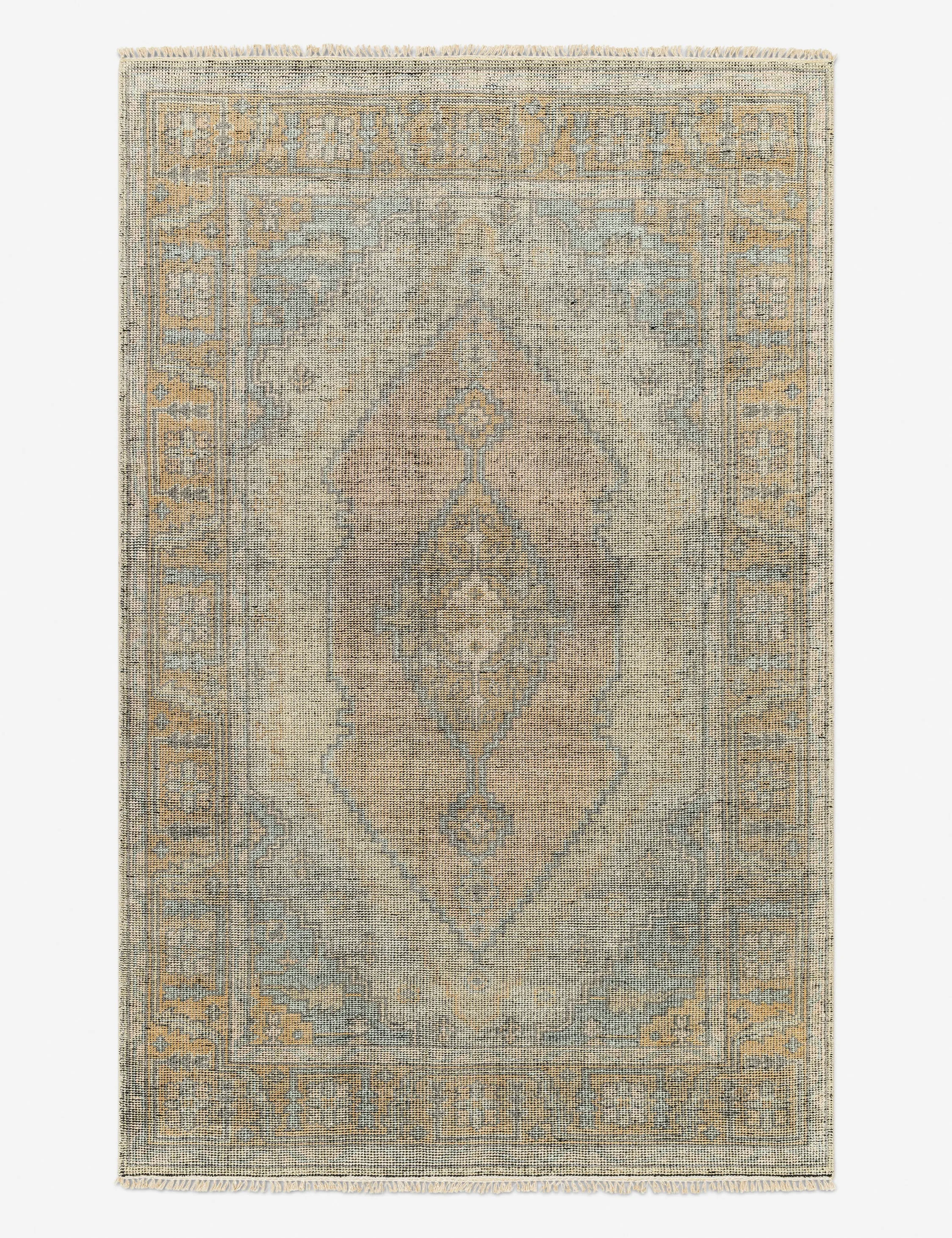 Kabir Hand-Knotted Wool-Blend Rug