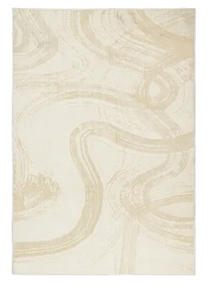 Kabir Neutral Abstract Washable Rugmodern color block patchwork rug