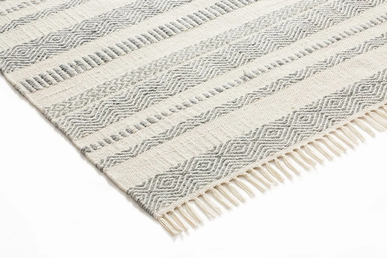 Kali Grey Striped Indoor Outdoor Rug *NO RETURNS UNLESS FAULTY