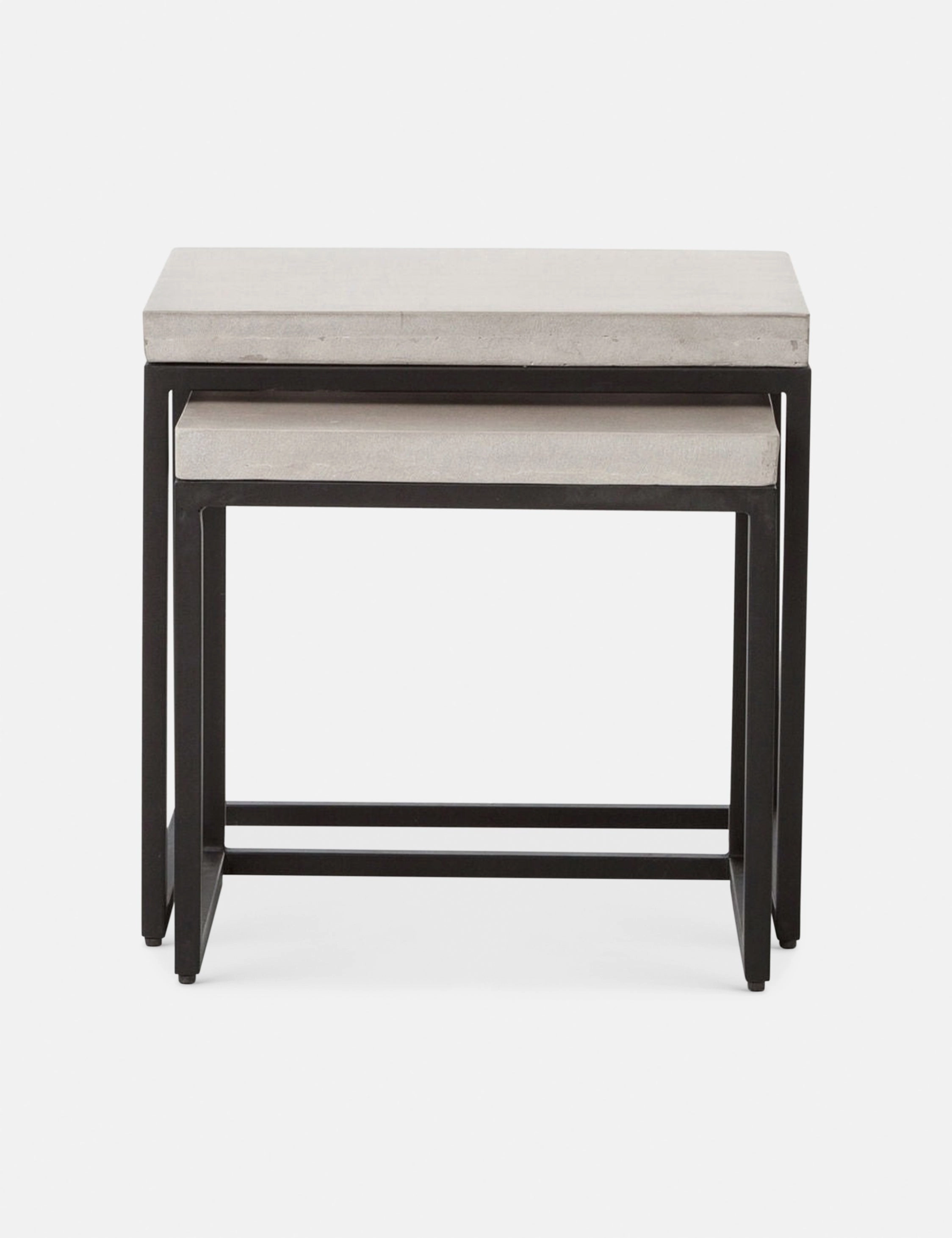Kallia Indoor / Outdoor Nesting Side Tables (Set of 2)