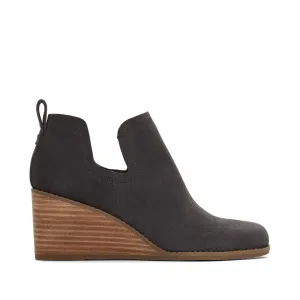 Kallie Grey Suede Wedge Boot