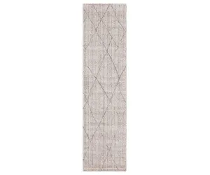 Karastan Tangier Tribal Diamond Rug Runner - Silvermodern color block patchwork rug
