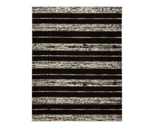 Karastan Traverse Lanes Rug - Charcoalmodern color block patchwork rug