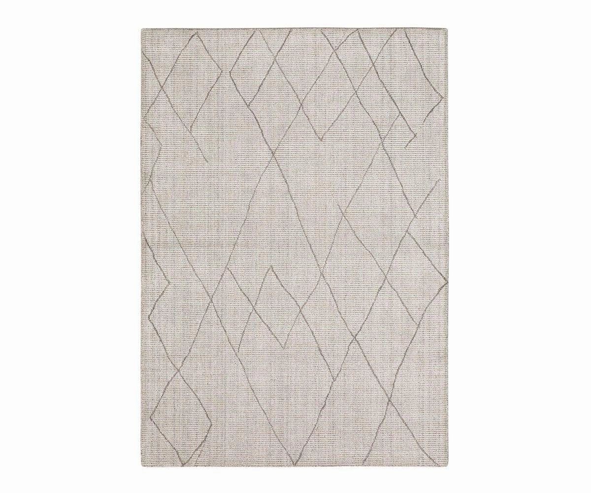 Karastan Tangier Tribal Diamond Rug - Silverbedding sets ,throw blankets 