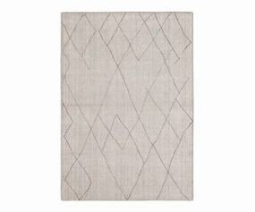 Karastan Tangier Tribal Diamond Rug - Silverbedding sets ,throw blankets 