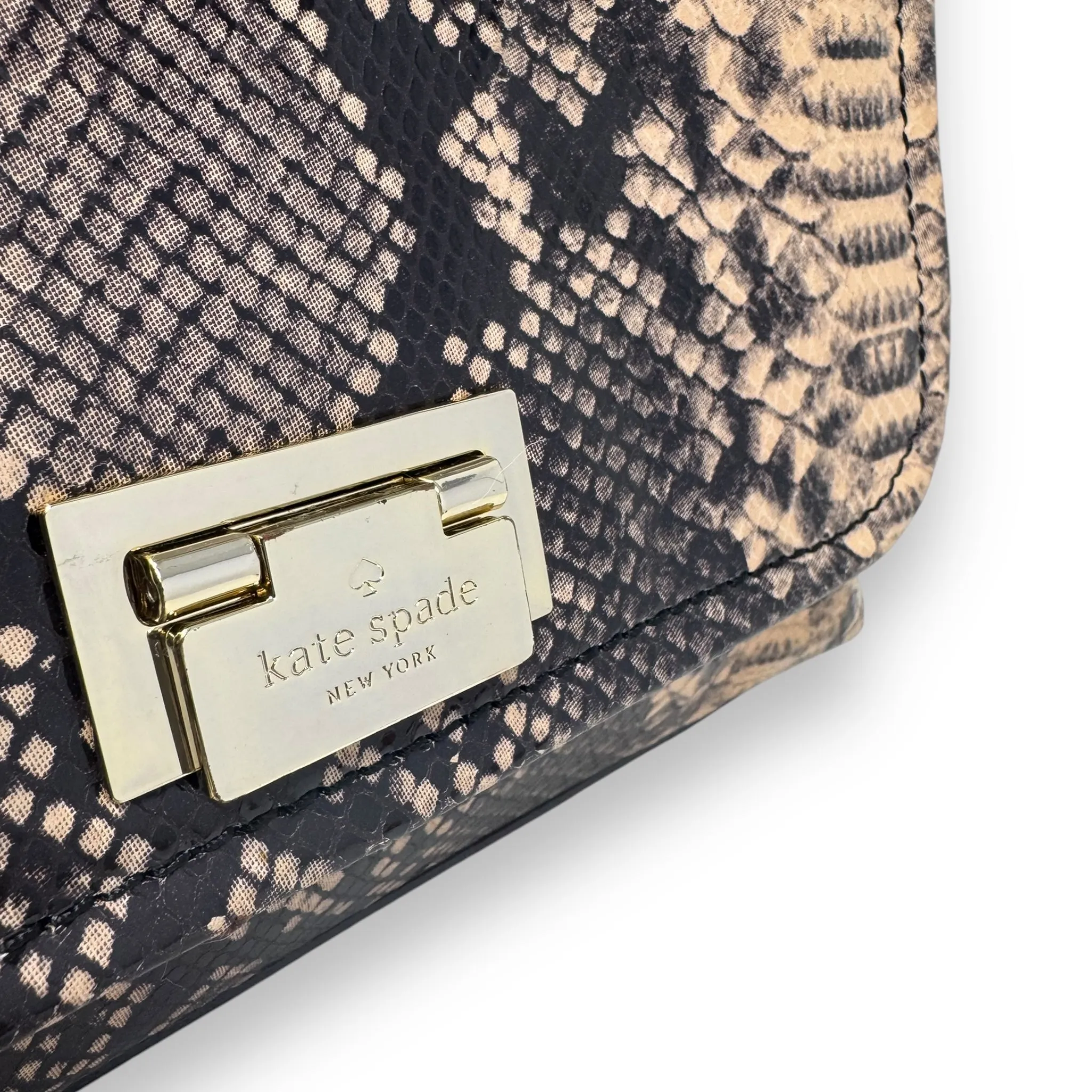 Kate Spade Bags Millennium Park Snakeskin Handbag Designer By Kate Spade, Size: Medium