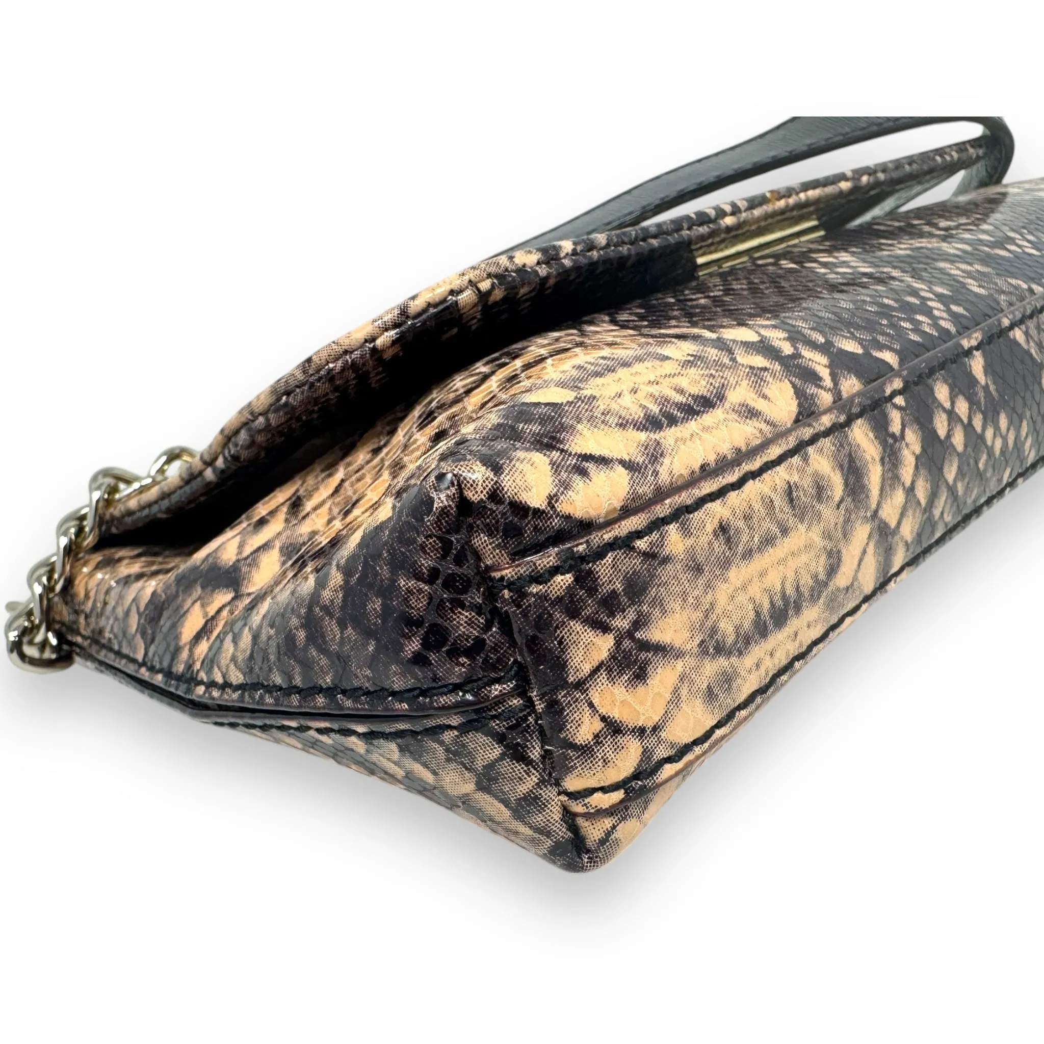 Kate Spade Bags Millennium Park Snakeskin Handbag Designer By Kate Spade, Size: Medium