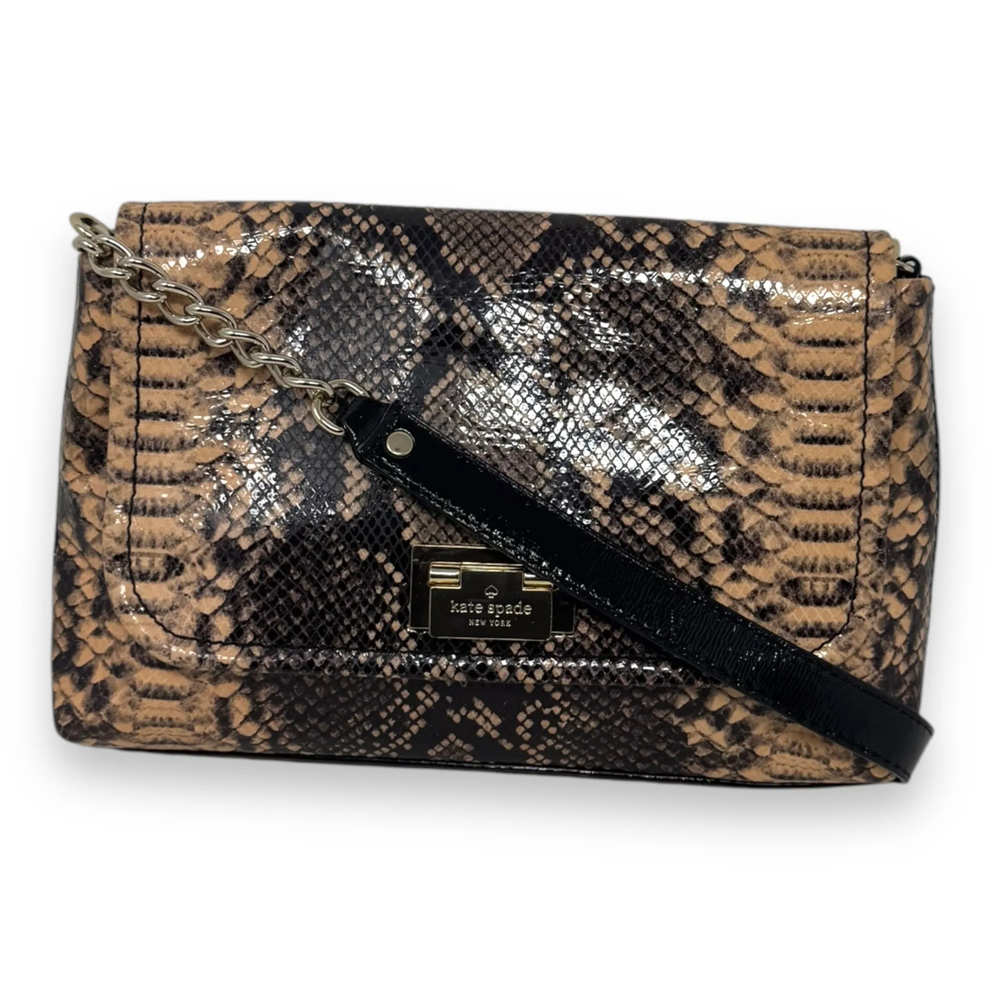 Kate Spade Bags Millennium Park Snakeskin Handbag Designer By Kate Spade, Size: Medium