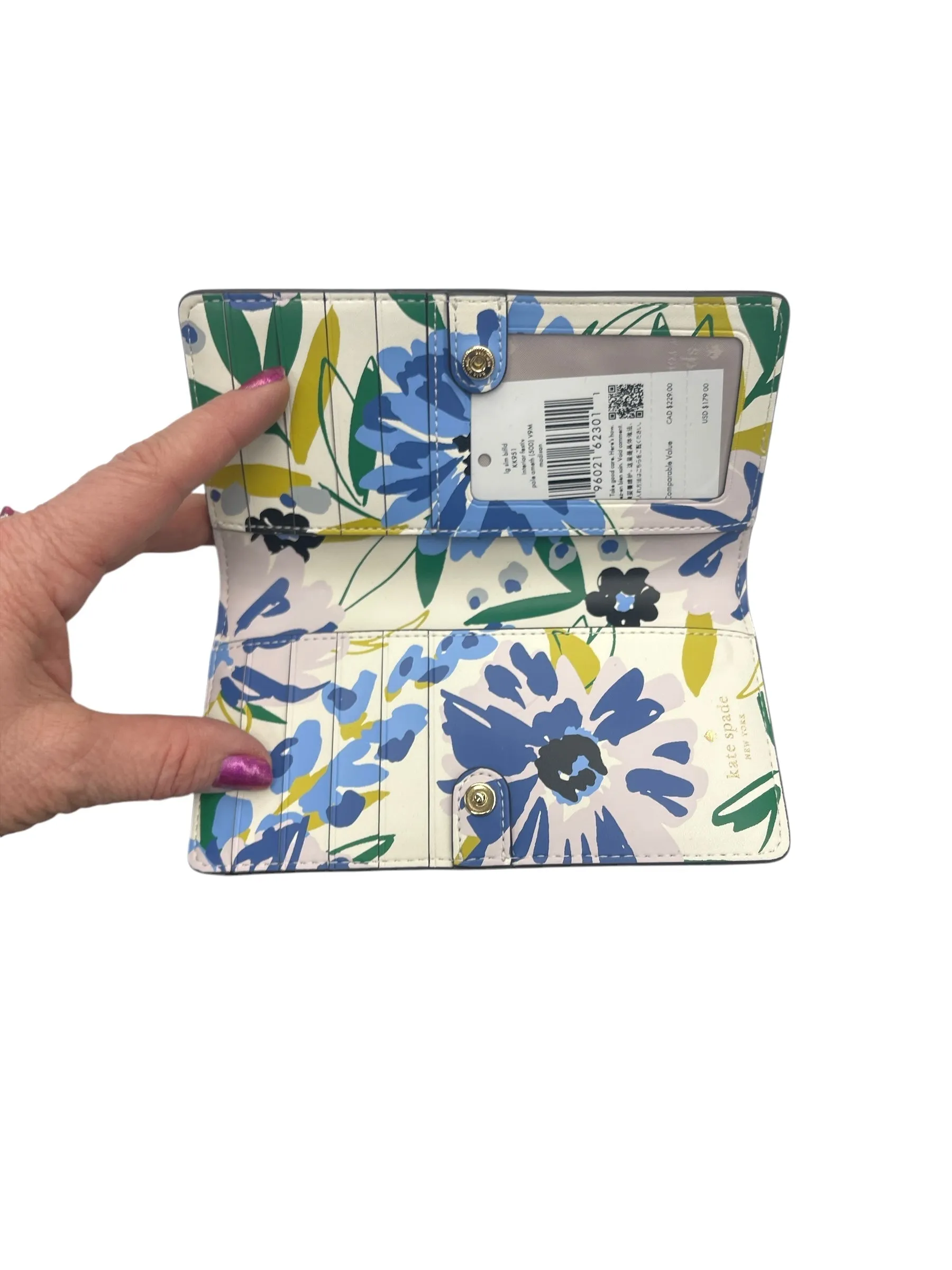 Kate Spade Bags WALLET DESIGNER by KATE SPADE In PURPLE, Size: MEDIUM